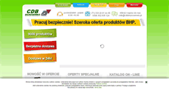 Desktop Screenshot of cdbbiuroserwis.pl